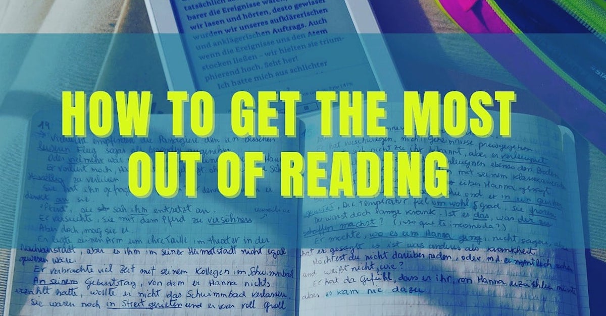 how to get the most out of reading