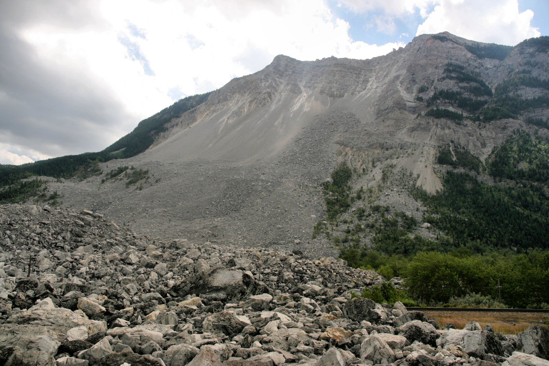 Source: https://en.wikipedia.org/wiki/Frank_Slide#/media/File:Frank_Slide,_Canada.jpg